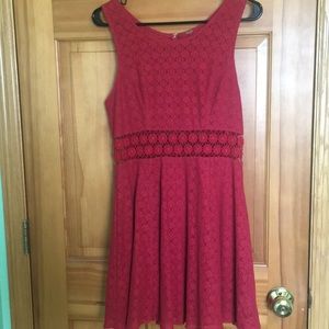 Red Free People Daisy Dress